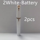Depiladora eléctrica de cejas con luz LED – Indolora y portátil