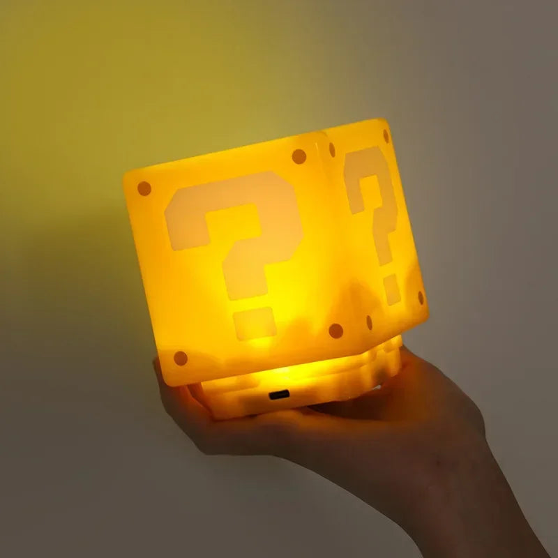 Lámpara LED Super Mario Bros - Ladrillo de Interrogación
