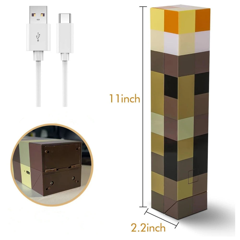 Lámpara LED Antorcha MC – Luz Nocturna Decorativa Infantil