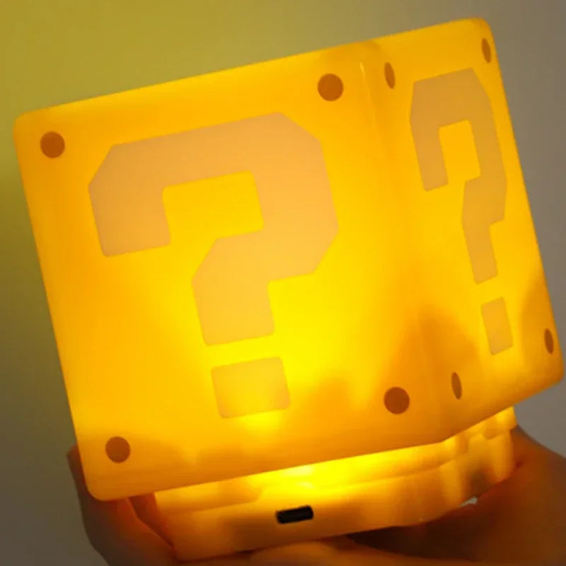 Lámpara LED Super Mario Bros - Ladrillo de Interrogación