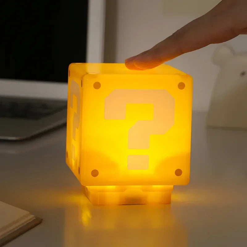Lámpara LED Super Mario Bros - Ladrillo de Interrogación