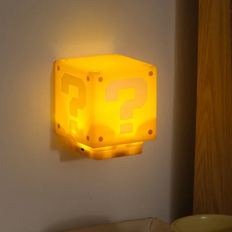 Lámpara LED Super Mario Bros - Ladrillo de Interrogación